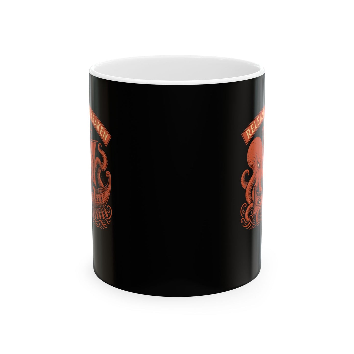 Release the Kraken Ceramic Mug, (11oz, 15oz)