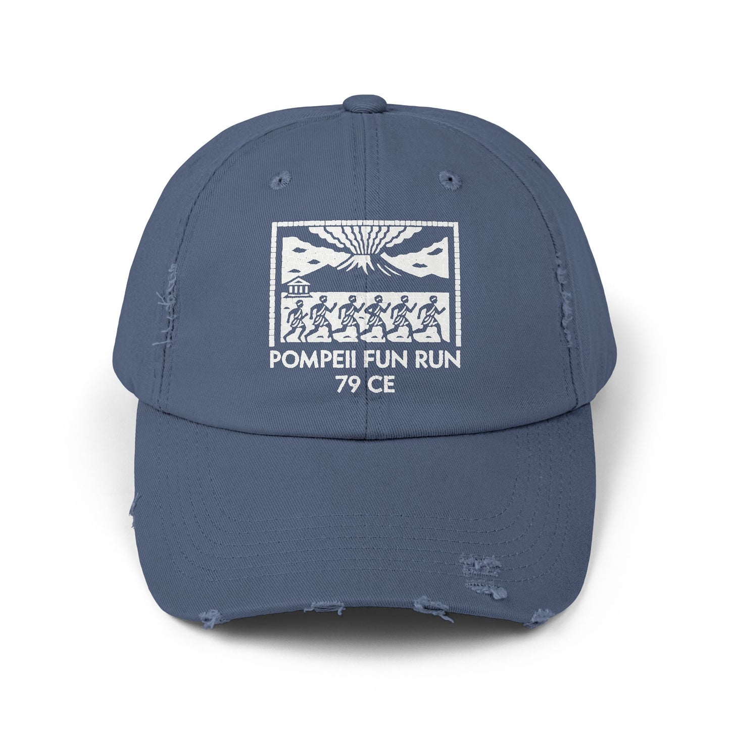 Pompeii Fun Run Mosaic Unisex Distressed Cap