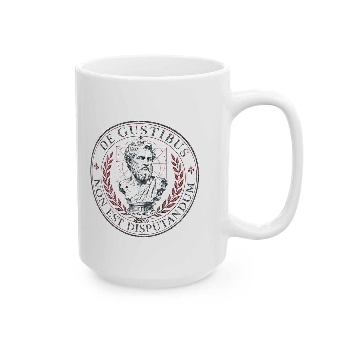 De Gustibus Non Est Disputandum Matters of Taste Ceramic Mug, (11oz, 15oz)