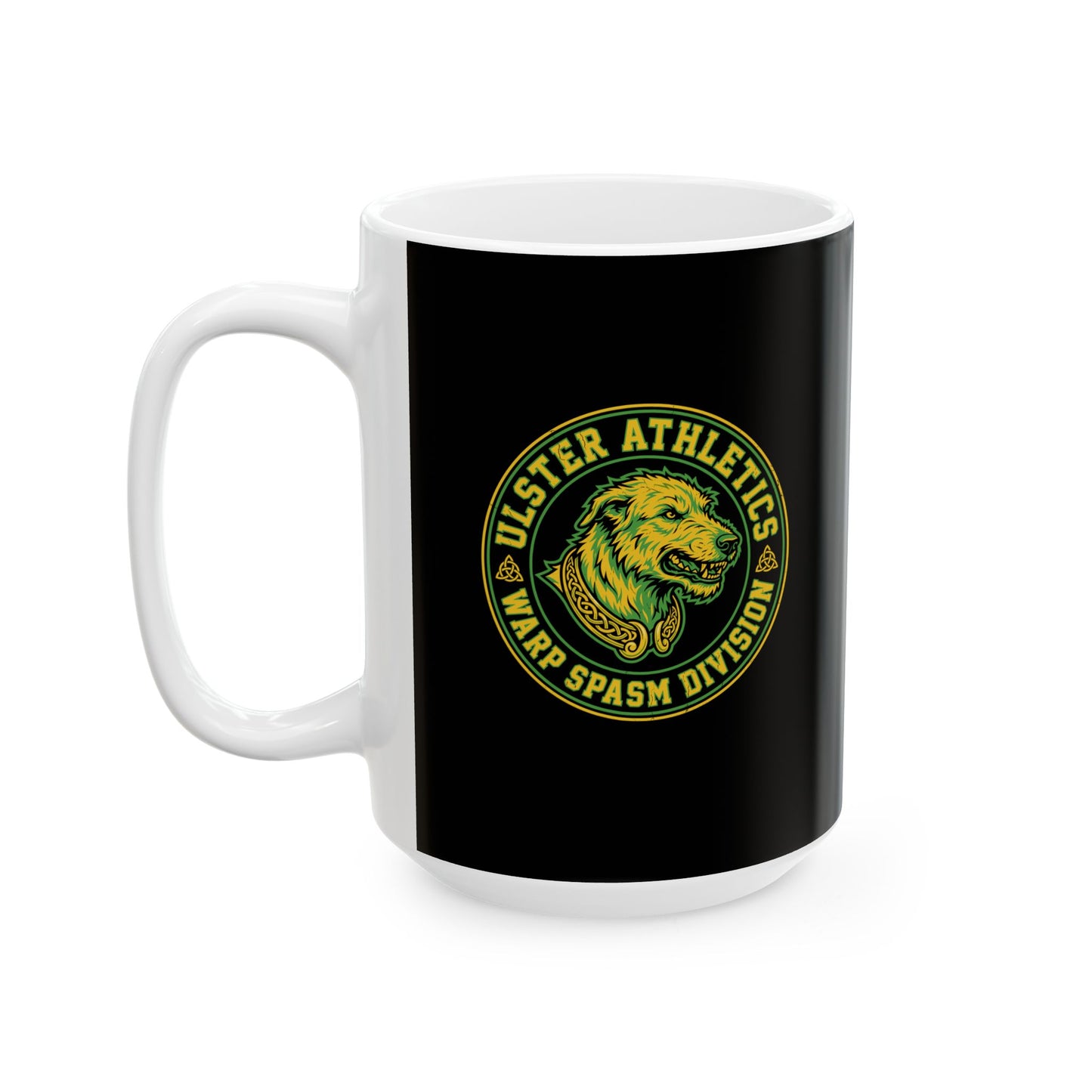 Cu Chulainna Warp Spasm Ceramic Mug, (11oz, 15oz)