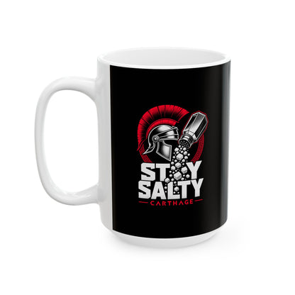 Stay Salty Carthage Ceramic Mug, (11oz, 15oz)