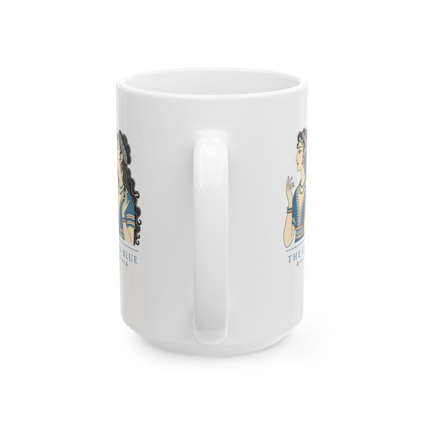 Knossos Minoan Ladies in Blue Ceramic Mug, (11oz, 15oz)