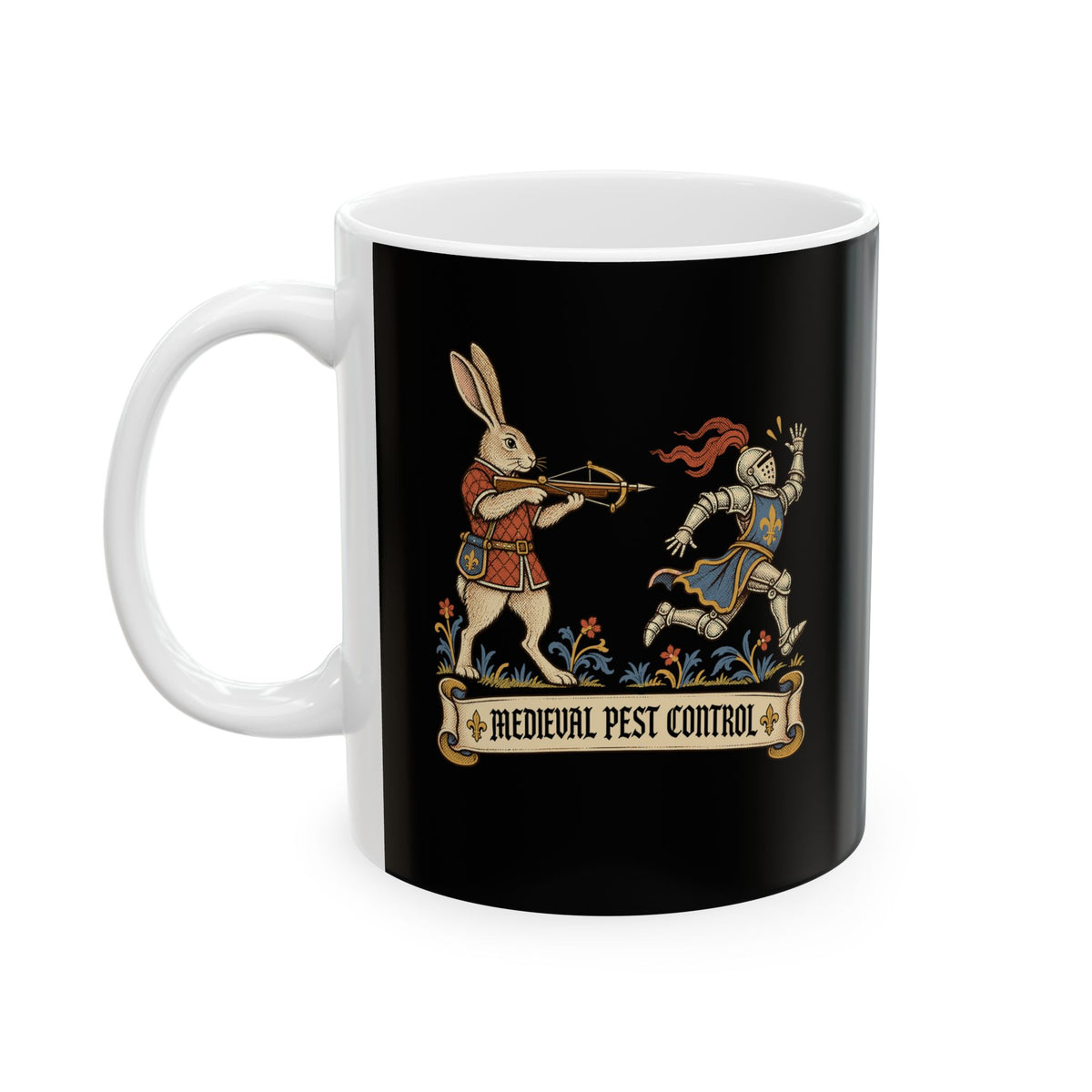Medieval Pest Control Ceramic Mug, (11oz, 15oz)