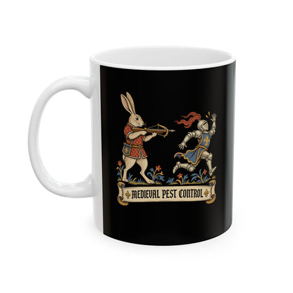 Medieval Pest Control Ceramic Mug, (11oz, 15oz)