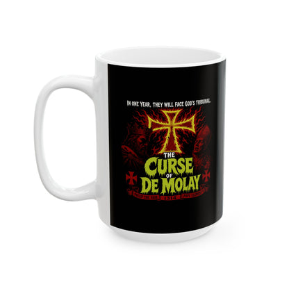 Curse of De Molay Templar B Movie Ceramic Mug, (11oz, 15oz)