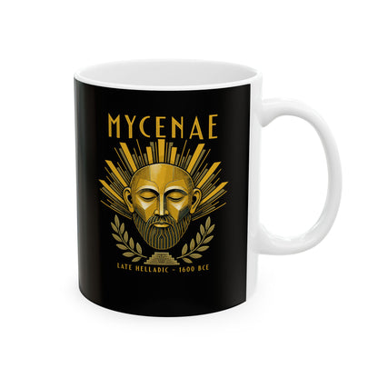 Mask of Agamemnon Mycenae Ceramic Mug, (11oz, 15oz)