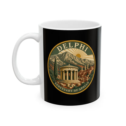 Delphi Sanctuary of Apollo Patch Ceramic Mug, (11oz, 15oz)