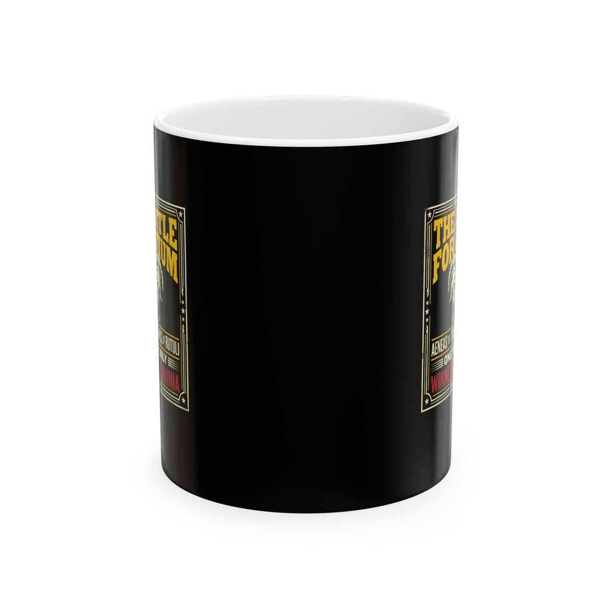Aeneas Battle for Latium Ceramic Mug, (11oz, 15oz)