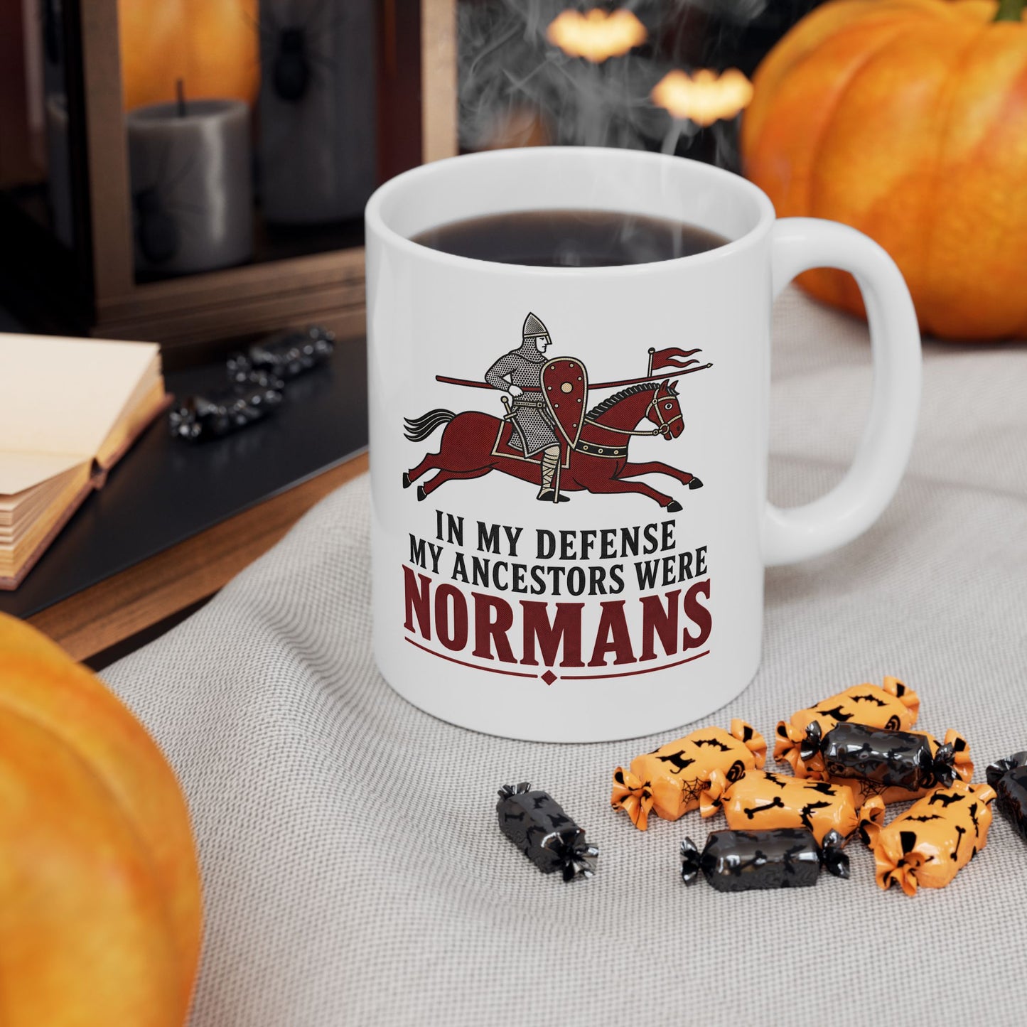 In My Defense My Ancestors Were Normans Ceramic Mug, (11oz, 15oz)