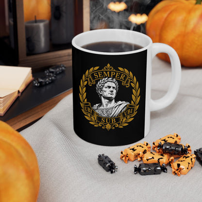 Ubi Sub Ubi Wear Underwear Statue Ceramic Mug, (11oz, 15oz)