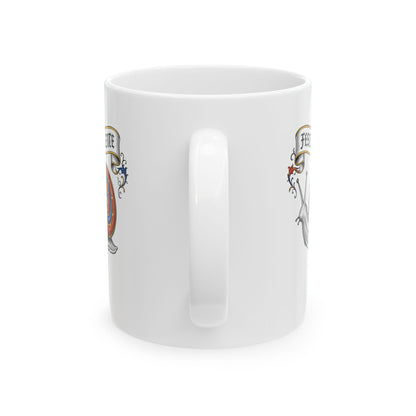 Hurry Slowly Snail Marginalia Ceramic Mug, (11oz, 15oz)