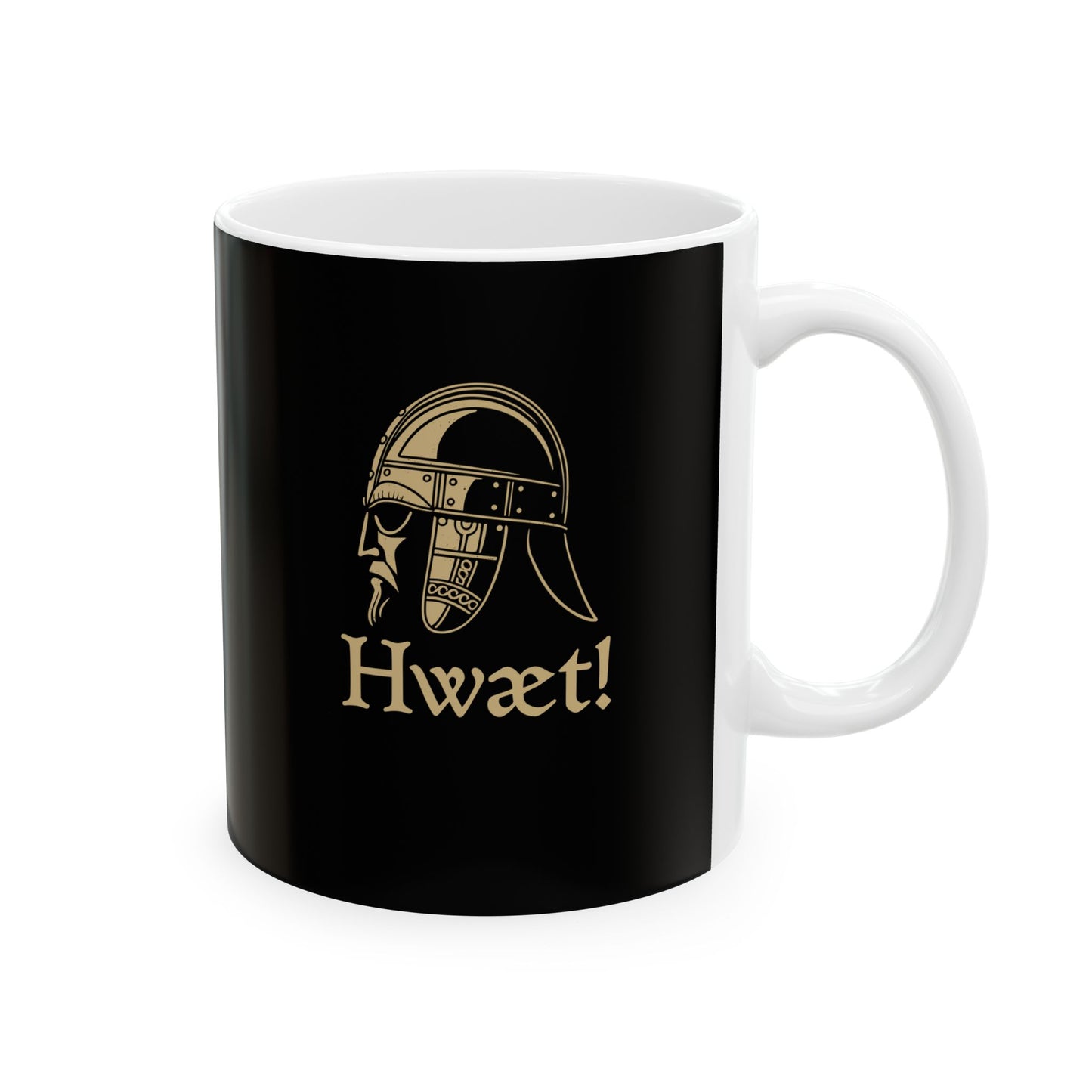 Beowulf Listen in Old English Ceramic Mug, (11oz, 15oz)
