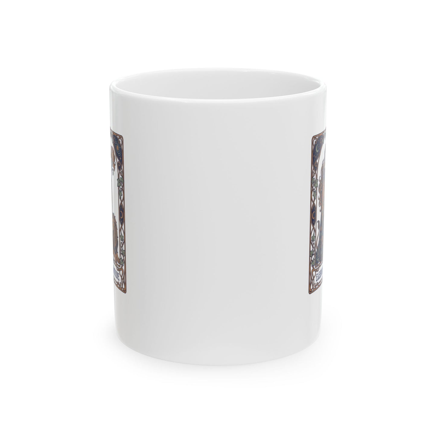 Eleanor of Aquitaine Art Nouveau Ceramic Mug, (11oz, 15oz)
