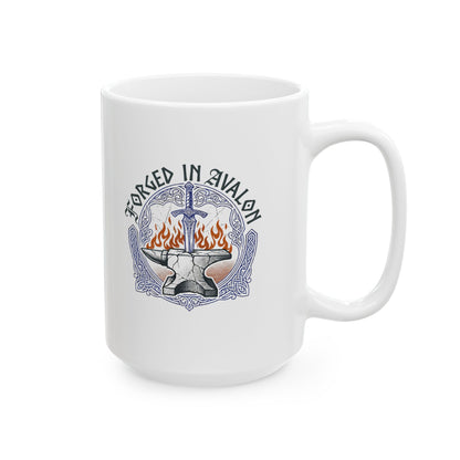 Excalibur Forged in Avalon Ceramic Mug, (11oz, 15oz)