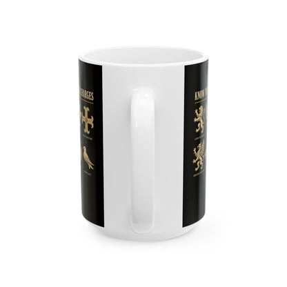 Know Your Heraldic Charges Ceramic Mug, (11oz, 15oz)