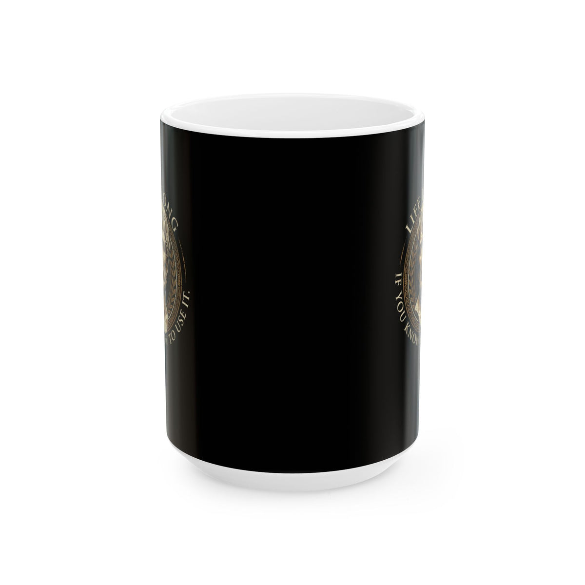 Seneca Life Is Long Quote Ceramic Mug, (11oz, 15oz)