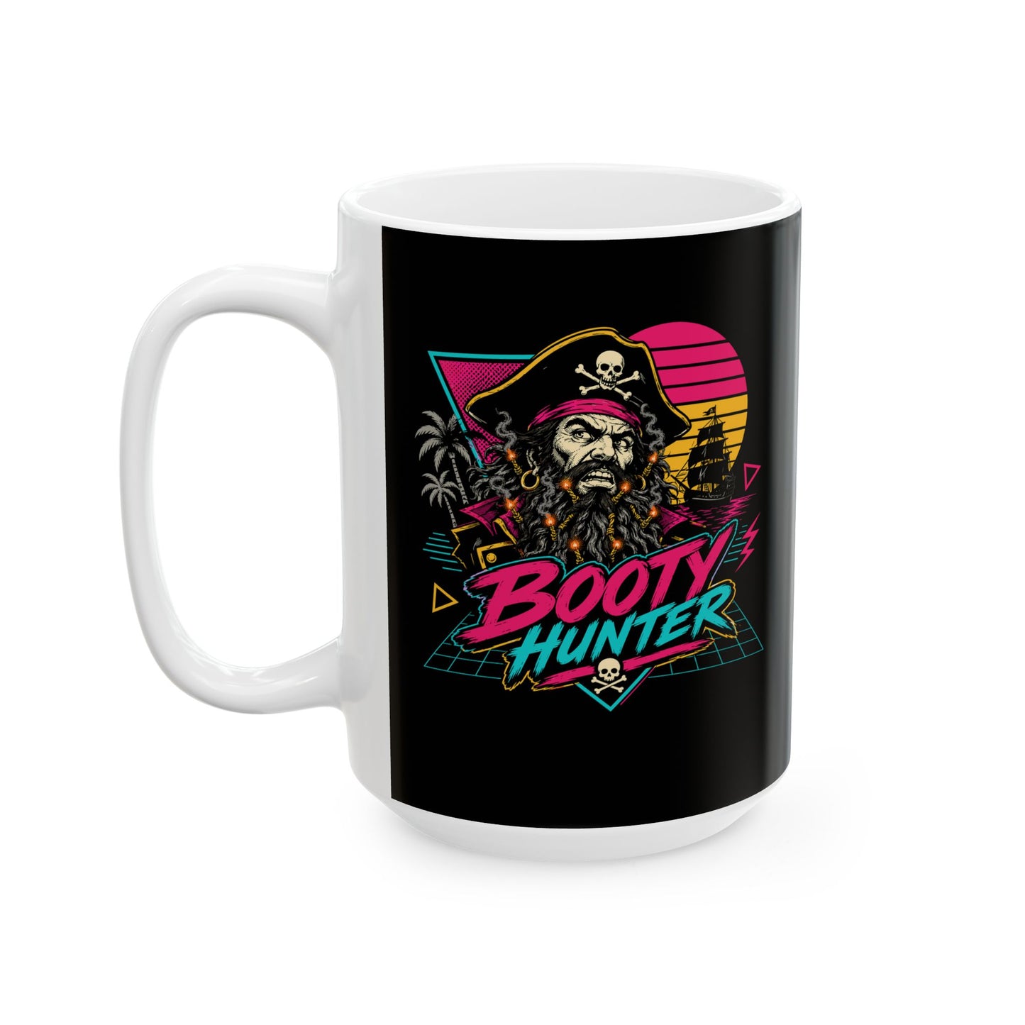 Blackbeard Pirate Ceramic Mug, (11oz, 15oz)