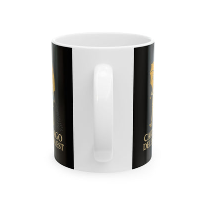 Carthago Delenda Est Morton's Salt Parody Ceramic Mug, (11oz, 15oz)