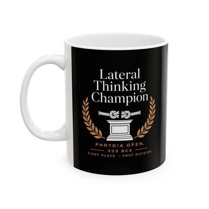 Gordian Knot Lateral Thinking Champion Ceramic Mug, (11oz, 15oz)