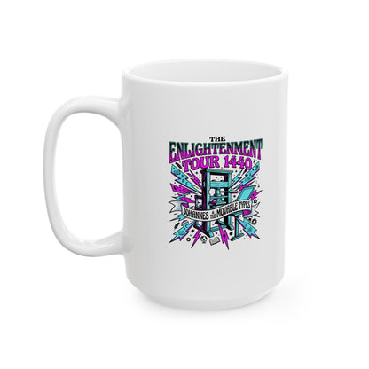 Johannes Gutenberg Enlightenment Tour Ceramic Mug, (11oz, 15oz)