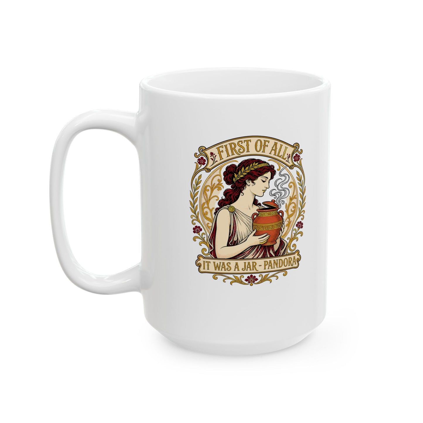 It Was a Jar Pandora Ceramic Mug, (11oz, 15oz)