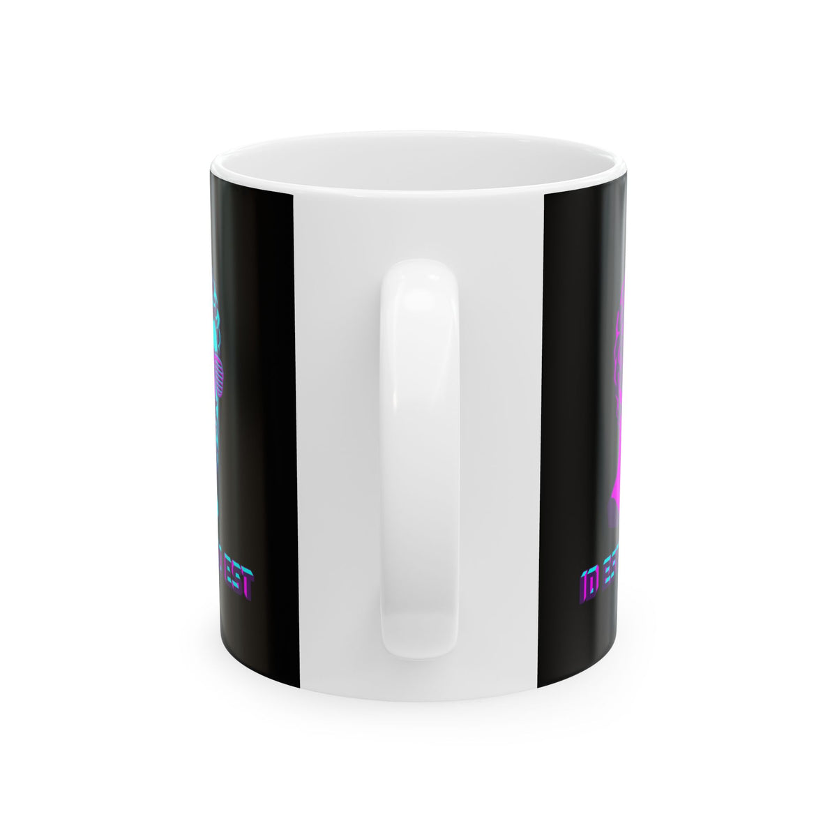 Vaporwave Aurelius It Is What It Is Latin Quote Ceramic Mug, (11oz, 15oz)