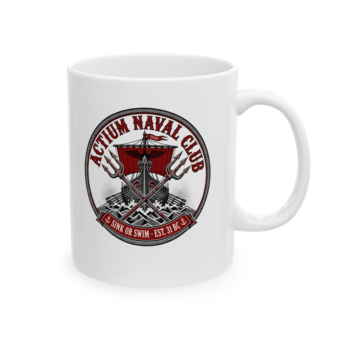 Actium Naval Club Ceramic Mug, (11oz, 15oz)