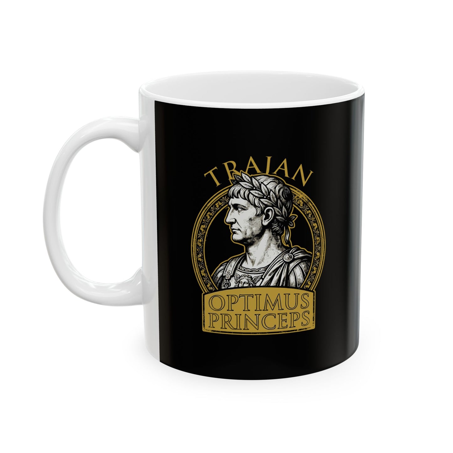 Trajan Optimus Princeps Ceramic Mug, (11oz, 15oz)