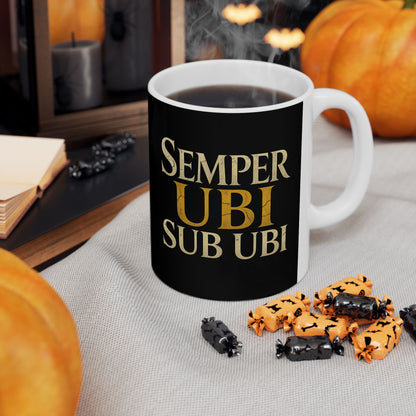 Ubi Sub Ubi Wear Underwear  Ceramic Mug, (11oz, 15oz)
