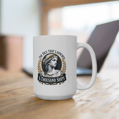 Helen of Troy Face a Thousand Ships Ceramic Mug, (11oz, 15oz)