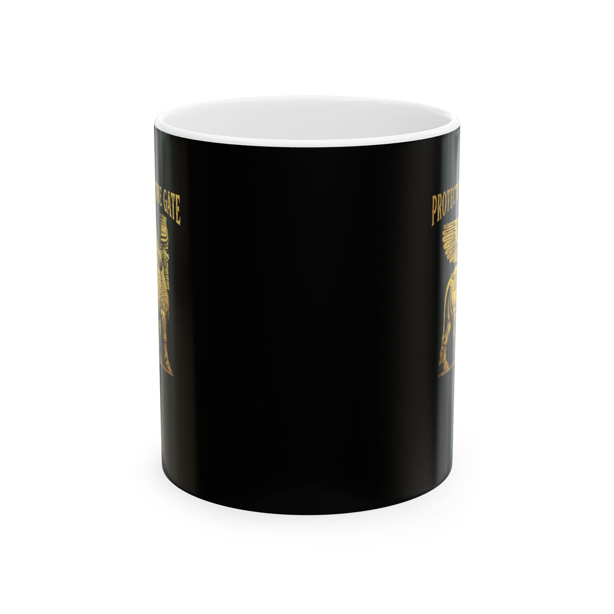 Lamassu Protector of the Gate Ceramic Mug, (11oz, 15oz)
