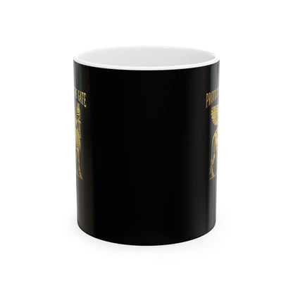 Lamassu Protector of the Gate Ceramic Mug, (11oz, 15oz)
