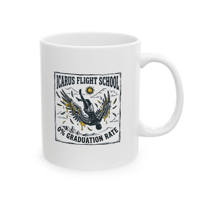 Icarus Flight School Ceramic Mug, (11oz, 15oz)