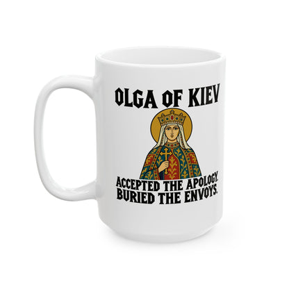 Olga of Kiev Buried the Envoys Ceramic Mug, (11oz, 15oz)