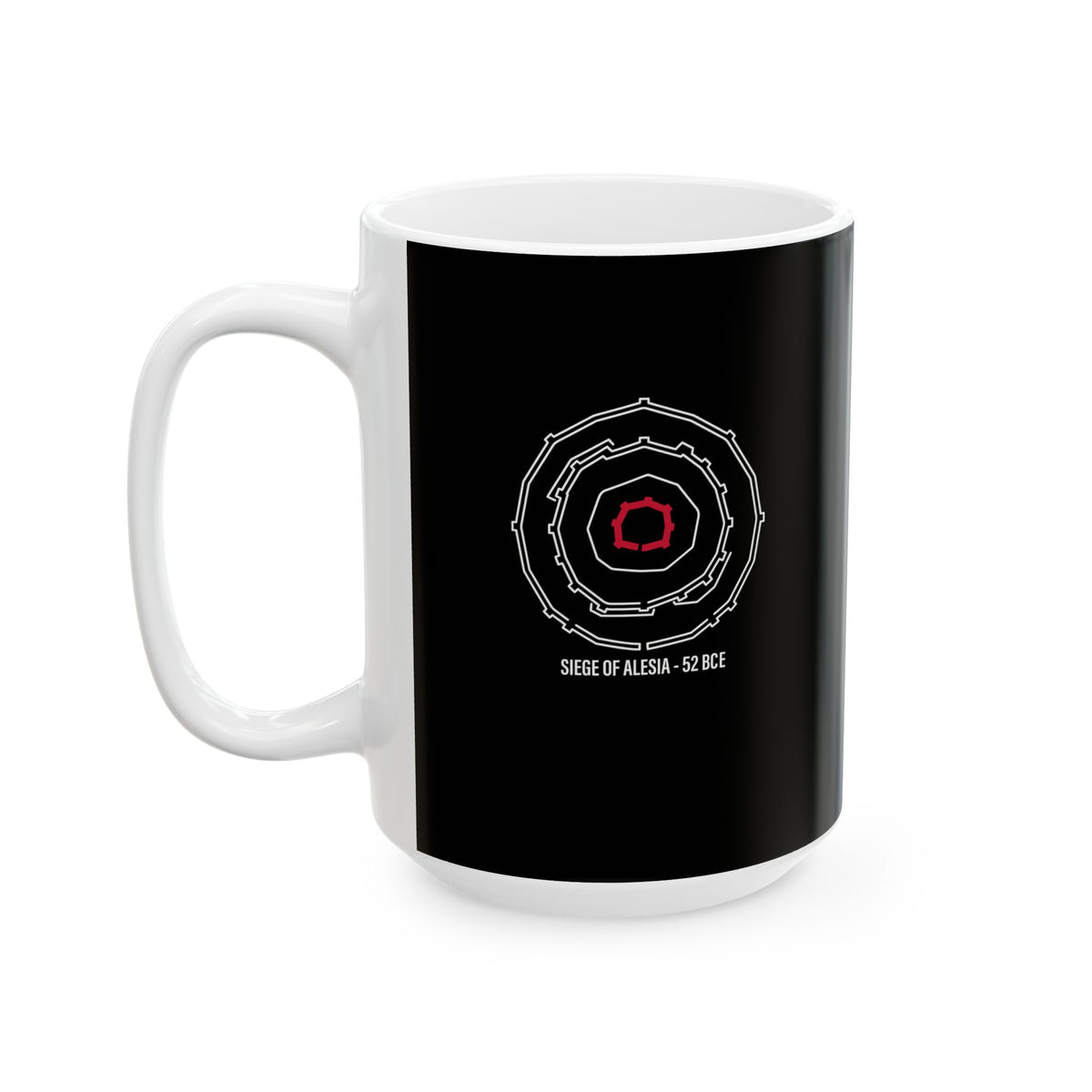 Siege of Alesia Schematic Ceramic Mug, (11oz, 15oz)
