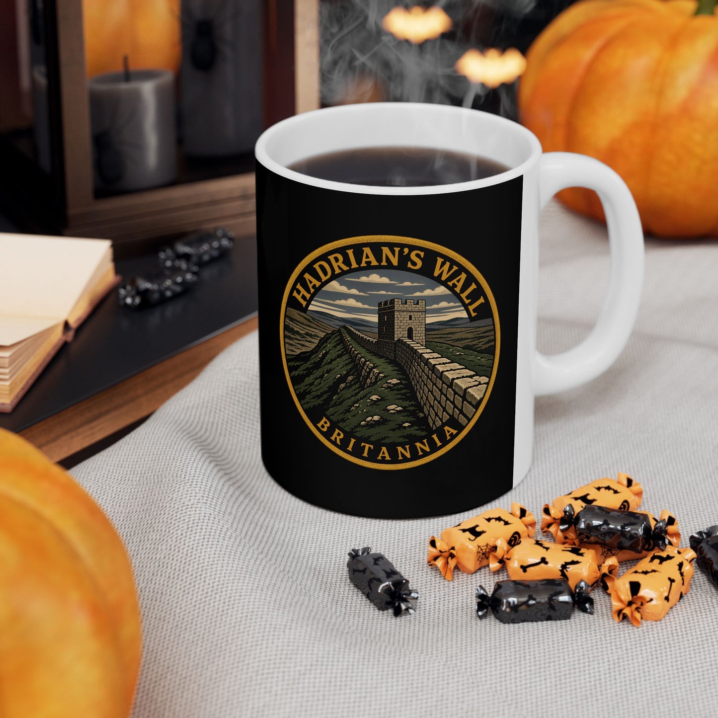 Hadrian's Wall Britannia Patch Ceramic Mug, (11oz, 15oz)