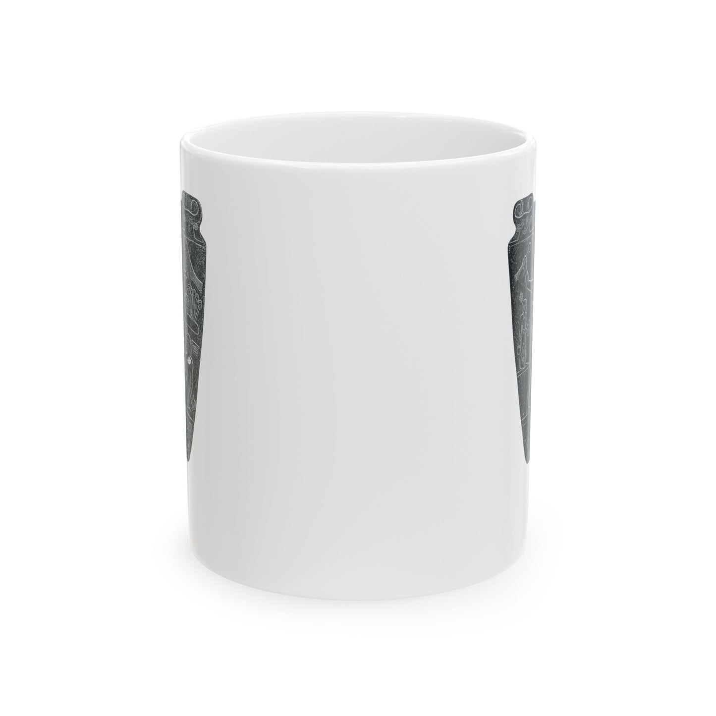 Egyptian Narmer Palette Ceramic Mug, (11oz, 15oz)