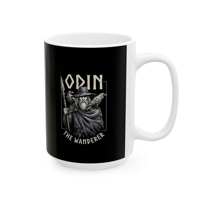 Odin the Wanderer Ceramic Mug, (11oz, 15oz)