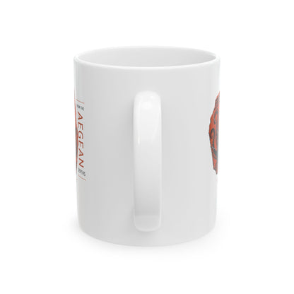 Minoan Octopus Pottery Sherd Ceramic Mug, (11oz, 15oz)