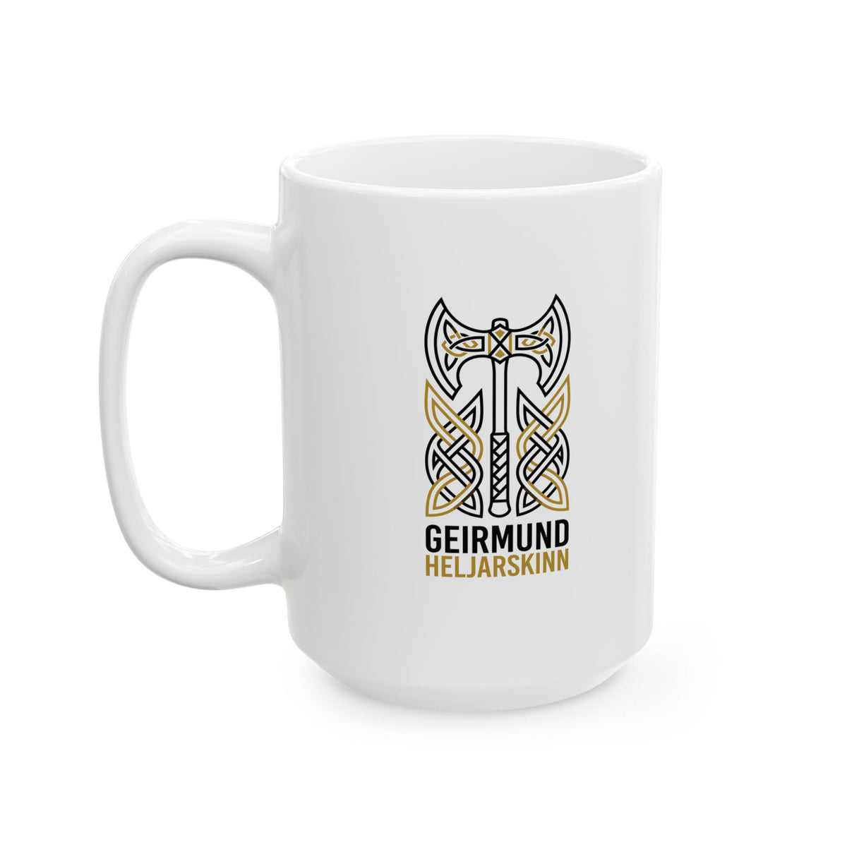 Giermund Heljarskinn The Different Viking Warrior Ceramic Mug, (11oz, 15oz)