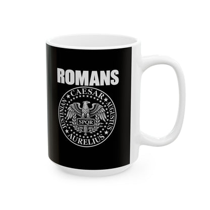 The Romans Band Insignia Ceramic Mug, (11oz, 15oz)