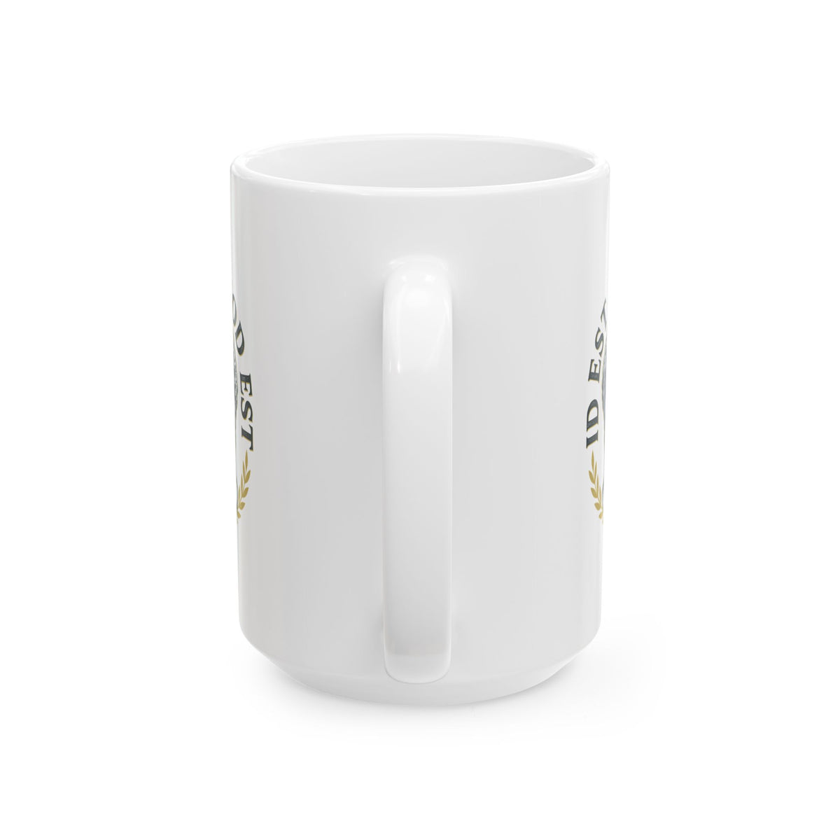 Aurelius It Is What It Is Latin Quote Ceramic Mug, (11oz, 15oz)
