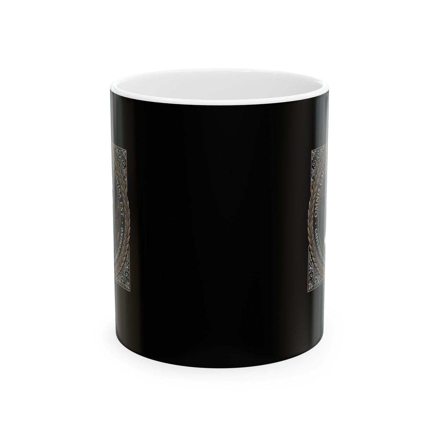 Julius Caesar Gallic War Quote Ceramic Mug, (11oz, 15oz)