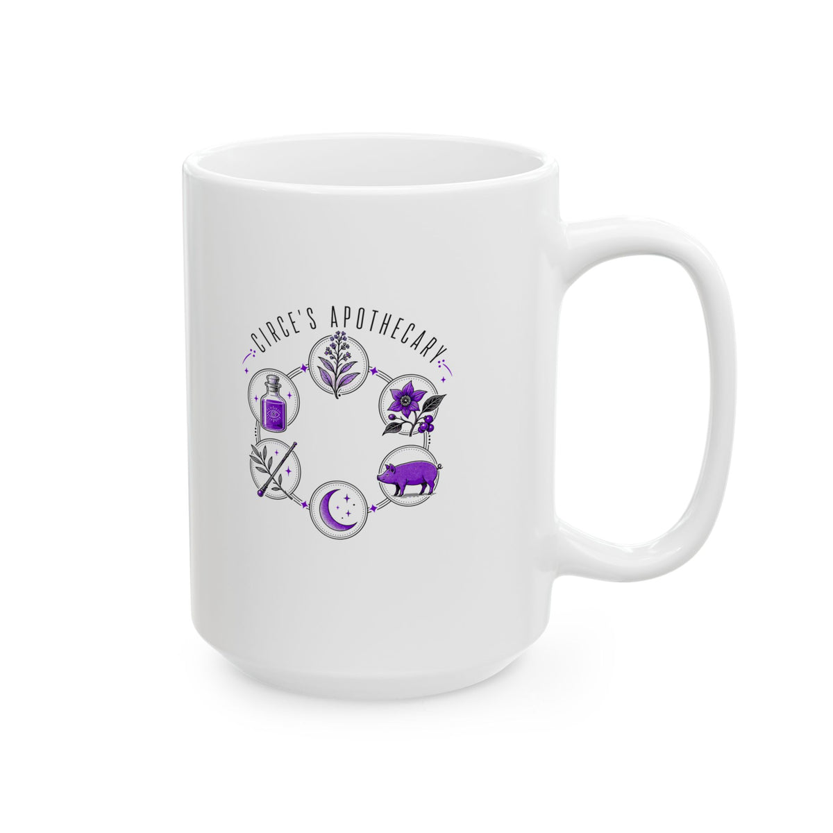 Circe's Apothecary Ceramic Mug, (11oz, 15oz)