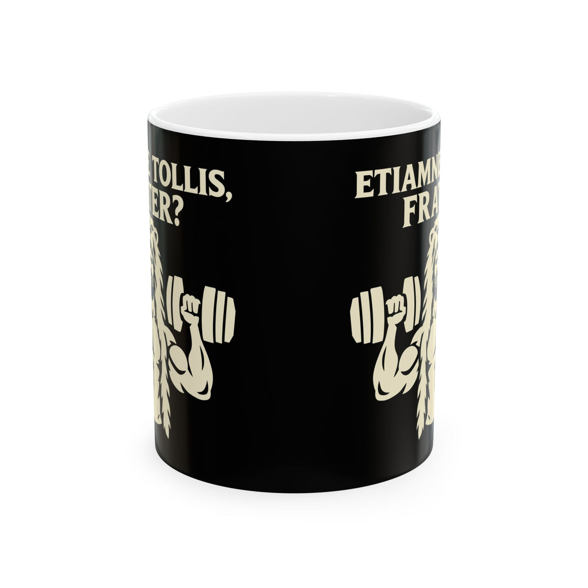 Hercules Do You Even Lift Silhouette Ceramic Mug, (11oz, 15oz)
