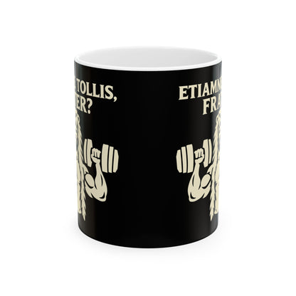 Hercules Do You Even Lift Silhouette Ceramic Mug, (11oz, 15oz)