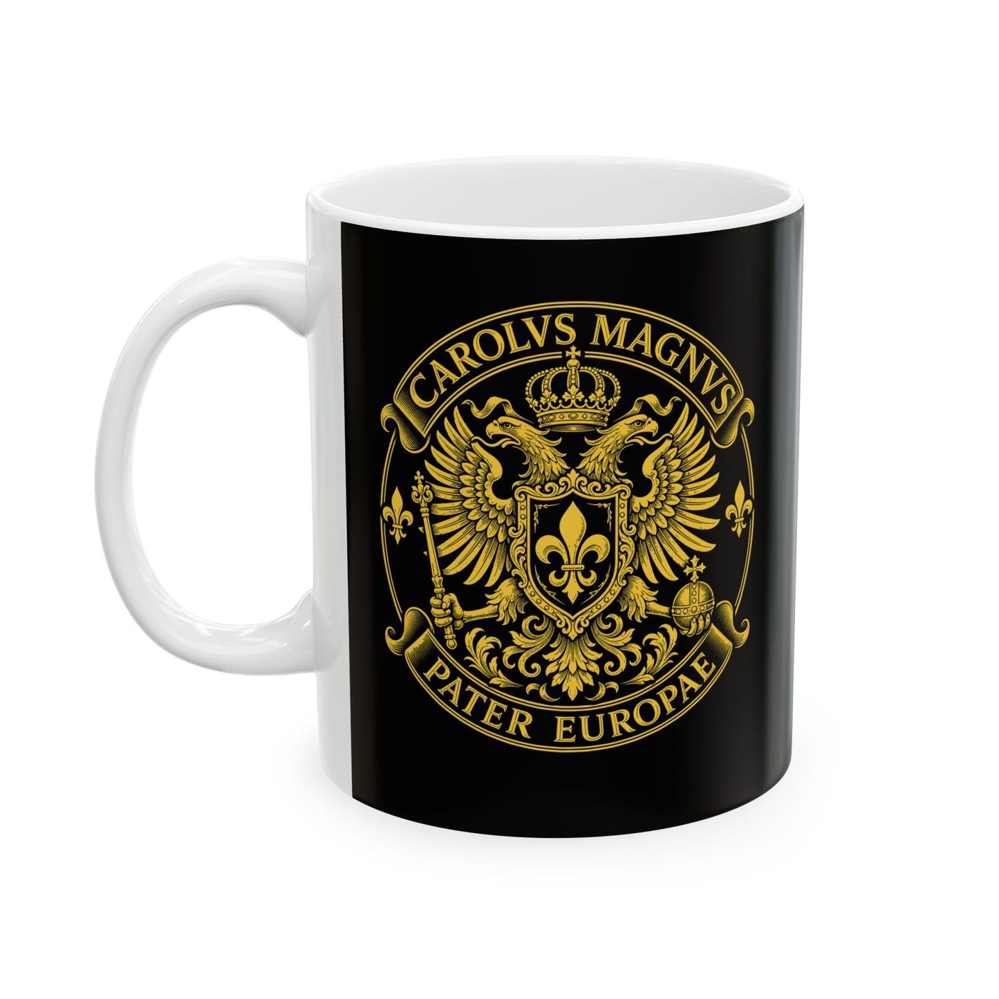 Charlemagne Father of Europe Ceramic Mug, (11oz, 15oz)