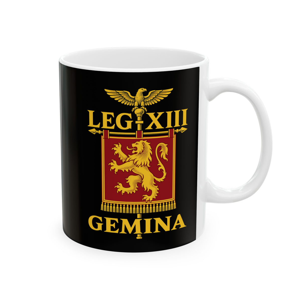 Legio XIII Gemina Vexillum Ceramic Mug, (11oz, 15oz)