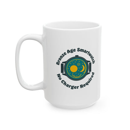 Nebra Sky Disc Original Smartwatch Ceramic Mug, (11oz, 15oz)