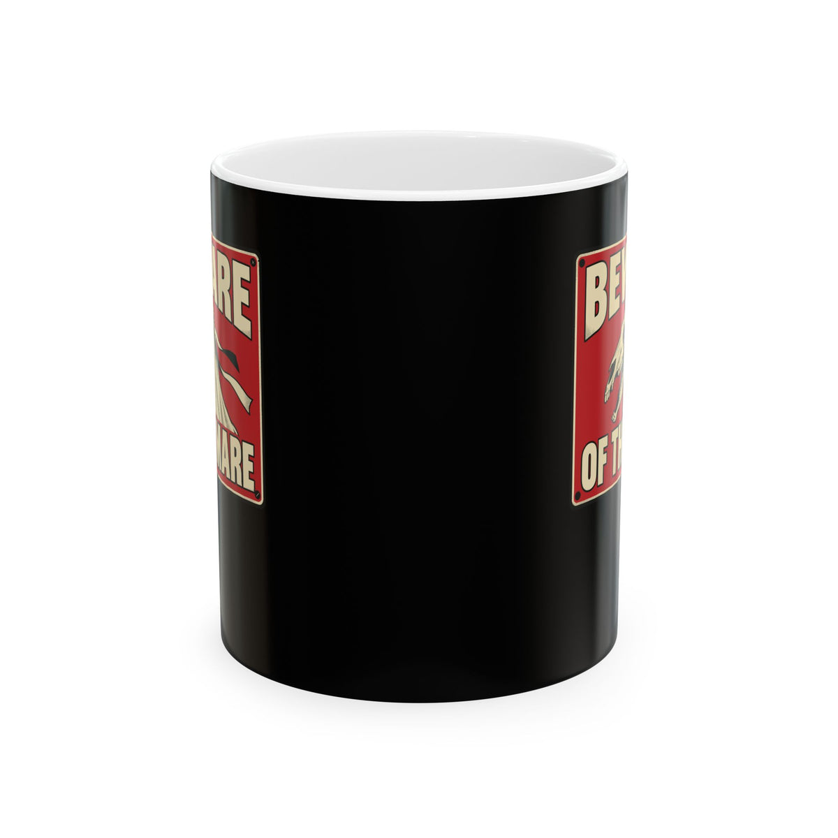 Beware of the Mare Mari Lwyd Ceramic Mug, (11oz, 15oz)